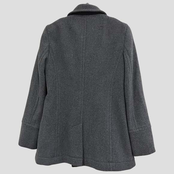 MARC JACOBS Womens Gray Double Breast Peacoat Size M 100% Wool - Picture 2 of 12